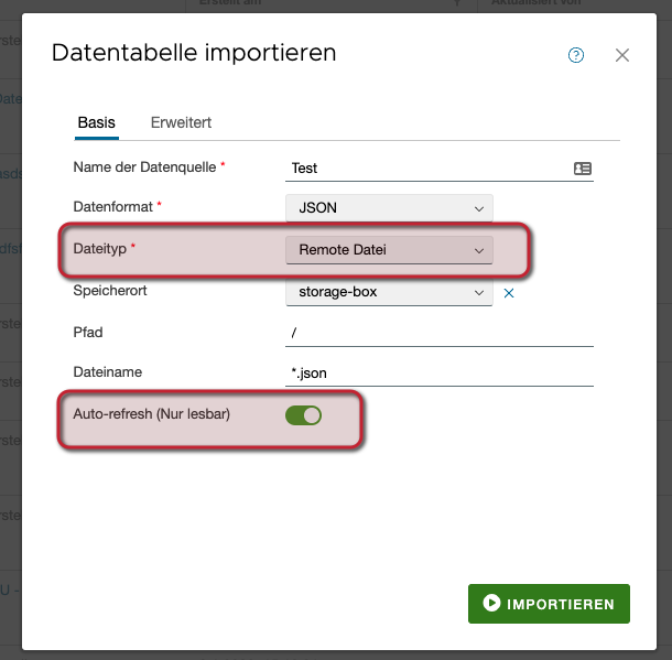 Datentabelle_importieren_window